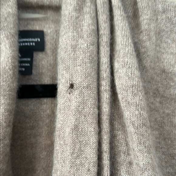 Bloomingdale's Brown and Black Cardigan with Shawl Collar - Picture 3 of 5